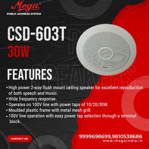 CSD-603T  Ceiling Speakers